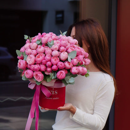 Flowerbox of Silva Pink Rose