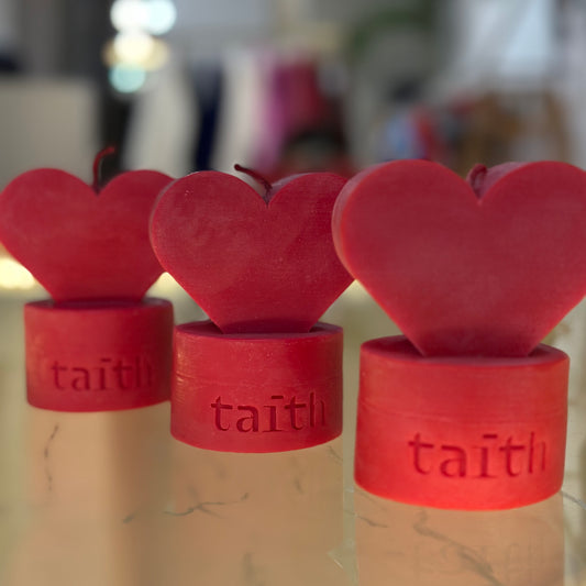Candle TAITH Heart